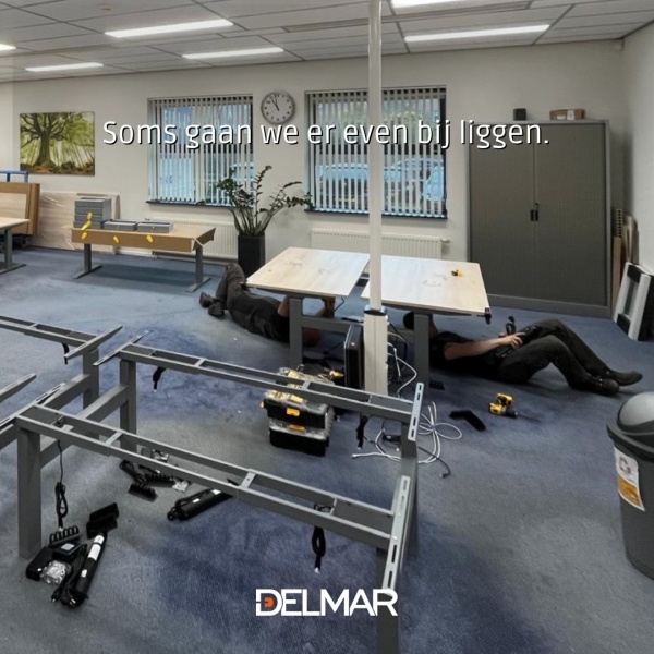 Van lege ruimte naar een perfect functionerende werkplek