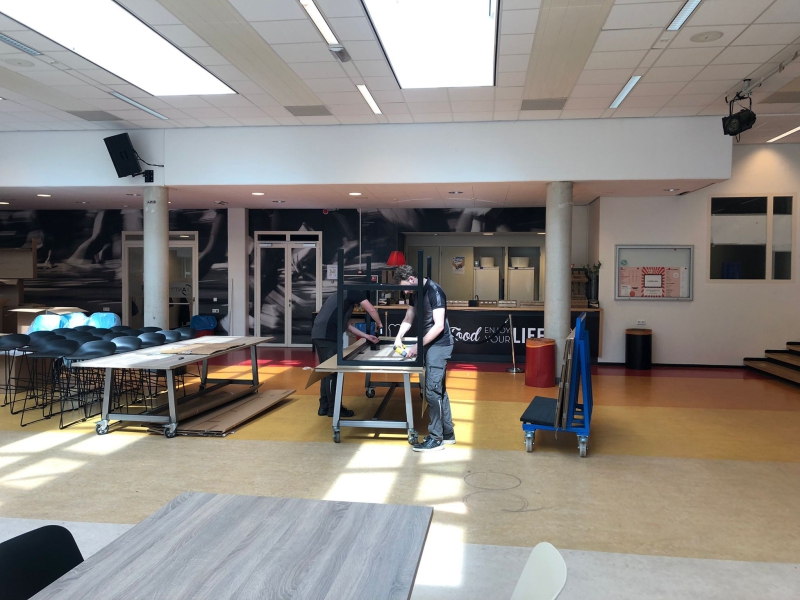 Laden en lossen bij het Twents Carmel College locatie Lyceumstraat in Oldenzaal!